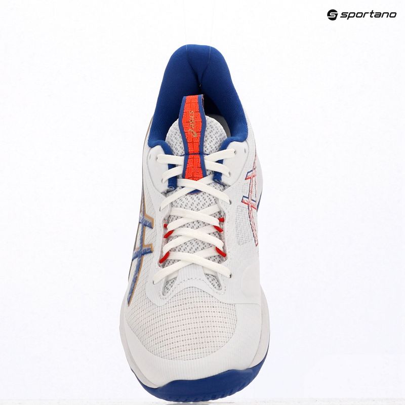Buty męskie ASICS Netburner Ballistic FF 4 white/asics blue 10