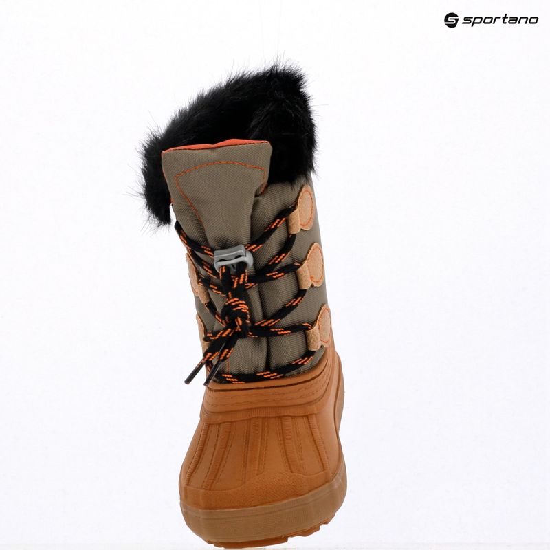 Śniegowce dziecięce BOATILUS Nippy 02 Sint. Leather pumpkin 9