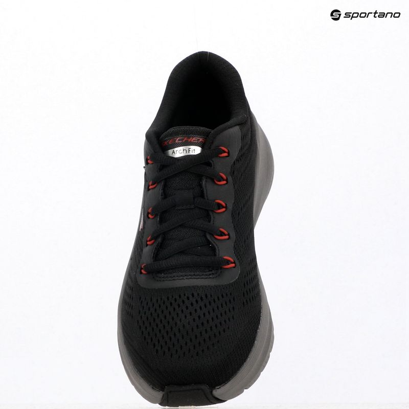 Buty męskie SKECHERS Arch Fit 2.0 black/red 13