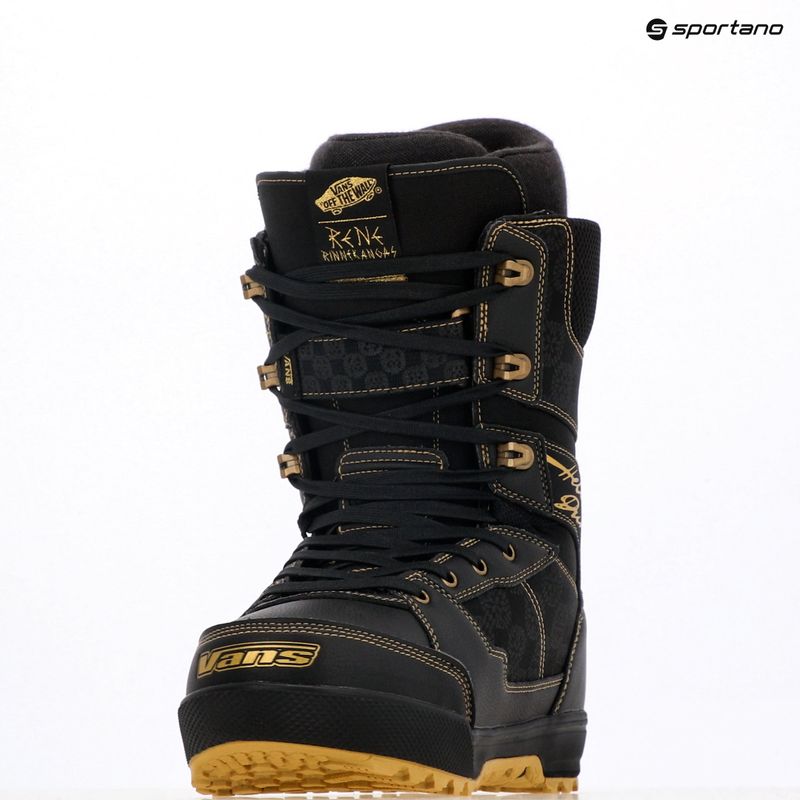 Buty snowboardowe męskie Vans Invado Pro M black/gold 7