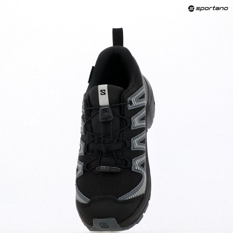 Buty trekkingowe dziecięce Salomon XA Pro 3D V8 Waterproof black/turbulence/quarry 14