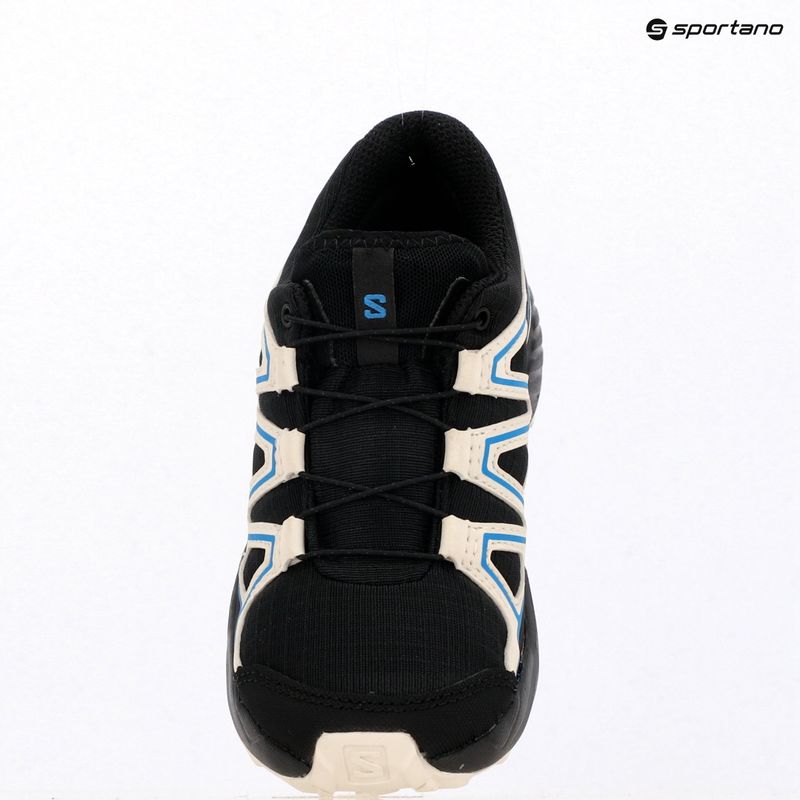 Buty do biegania dziecięce Salomon Speedcross Waterproof black/vanilla ice/french blue 15