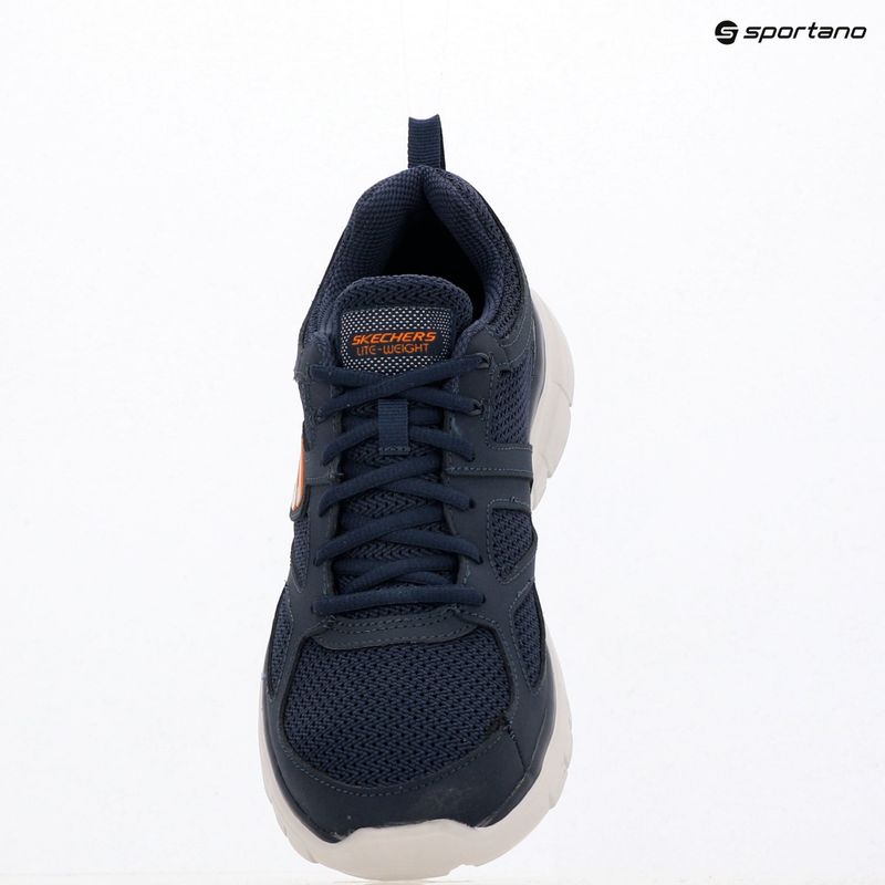 Buty męskie SKECHERS Burns Agoura navy/orange 9