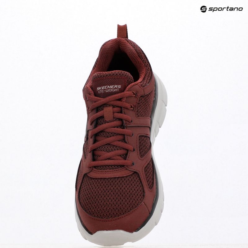 Buty męskie SKECHERS Burns Agoura burgundy 14
