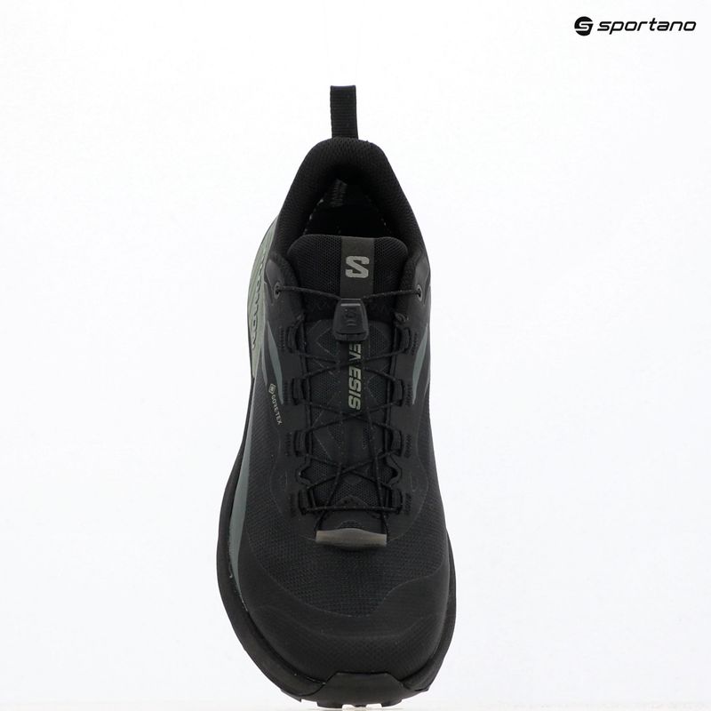 Buty do biegania męskie Salomon Genesis GTX black/agave green/urban chic 17