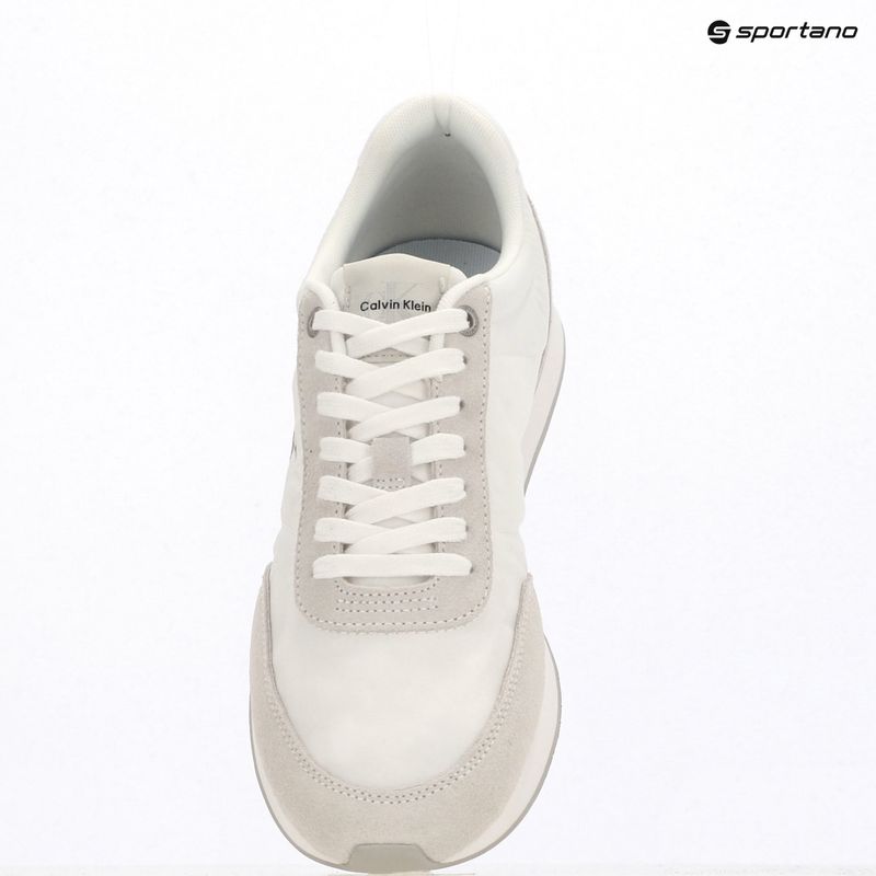 Buty męskie Calvin Klein YM0YM01361 Retro Runner Ess Mix Mat triple bright white 9