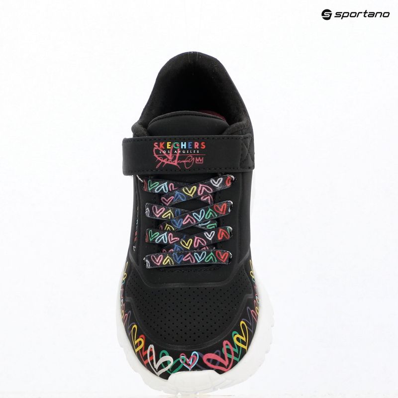 Buty dziecięce SKECHERS Uno Lite Heart Craze black/multi 12