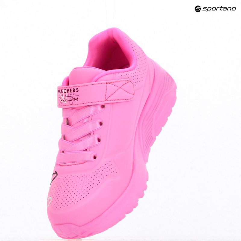 Buty dziecięce SKECHERS Uno Lite Love Levitate hot pink/multi 9