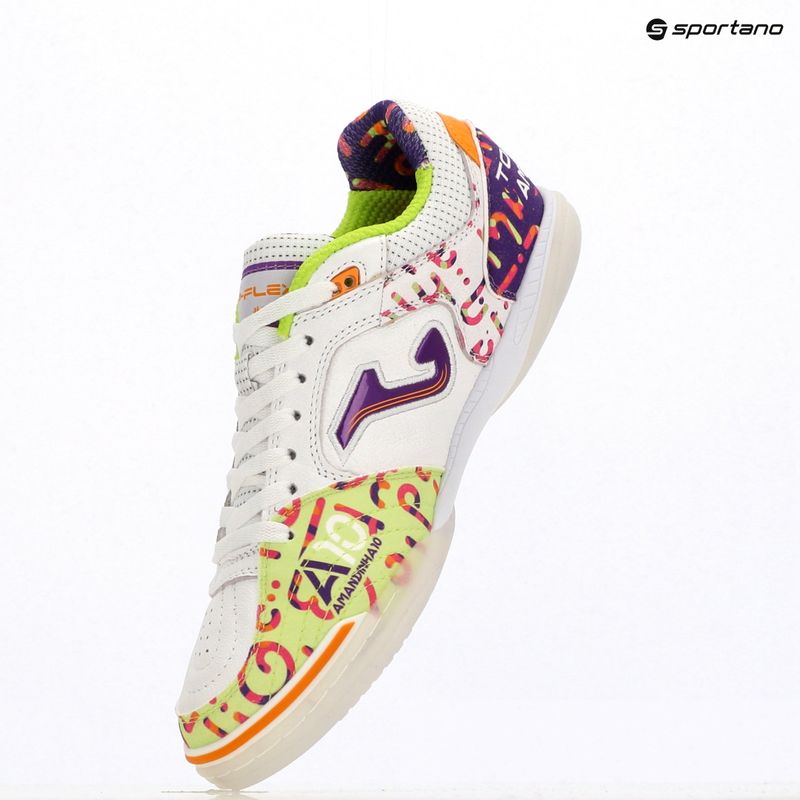 Buty piłkarskie męskie Joma Top Flex IN amandinha/white 9