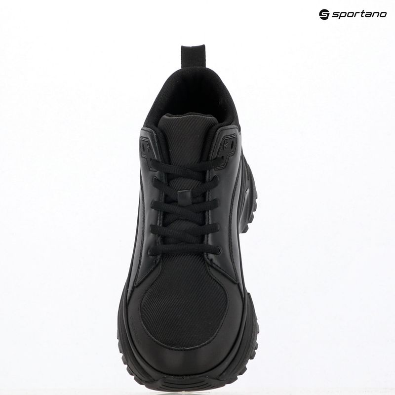 Buty męskie Calvin Klein YM0YM01418 Hike Runner Mid Laceup Tech Mix triple black 9