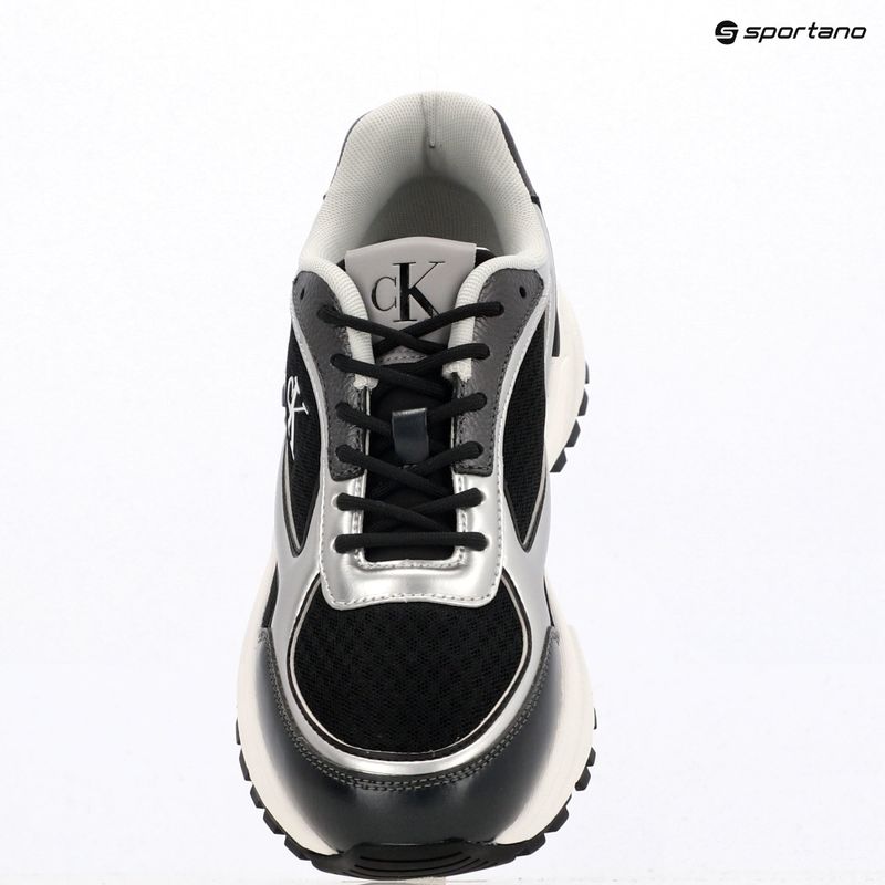 Buty damskie Calvin Klein YW0YW02063 Hike Runner Lace Up Mesh Mix black/silver 9