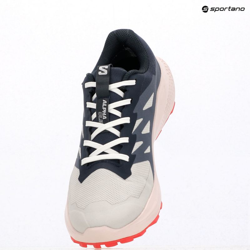 Buty do biegania damskie Salomon Alphaglide GTX lunar rock/blue night/rouge red 11