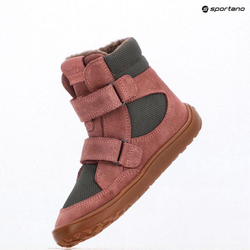 Śniegowce barefoot dziecięce Froddo Tex Winter grey/pink 9
