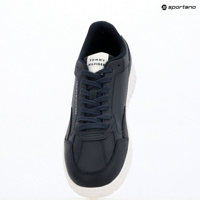 Buty męskie Tommy Hilfiger Basket Core Stripes desert sky 9