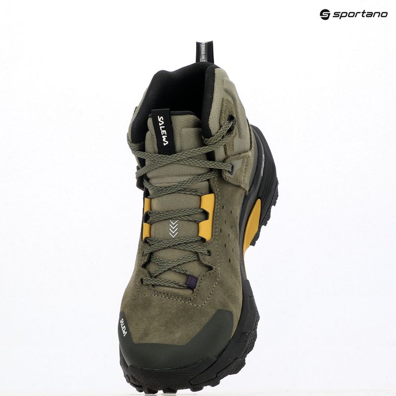Buty trekkingowe męskie Salewa Pedroc 2 Leather Mid PTX faded green/dark olive 9
