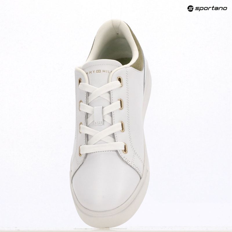 Buty damskie Tommy Hilfiger Casual Cupsole white/earth sage 9