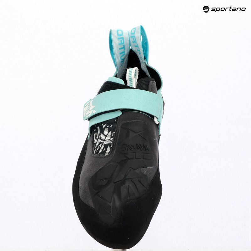 Buty wspinaczkowe damskie La Sportiva Skwama Vegan carbon/turquoise 9