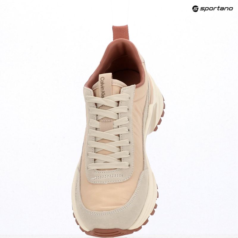 Buty damskie Calvin Klein YW0YW02075 Hike Runner Mg Nylon Mix whisper pink/dark ecru/dusty rose 9