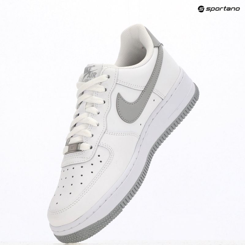 Buty męskie Nike Air Force 1 '07 white/white/light smoke grey 11