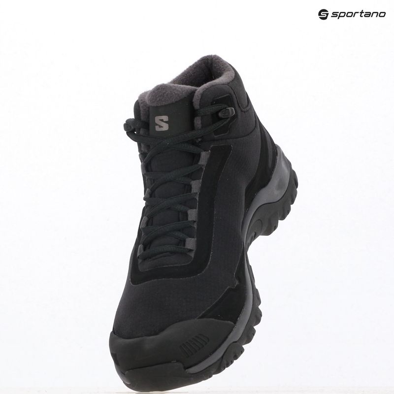 Buty trekkingowe damskie Salomon Shelter WP black/asphalt/castlerock 9