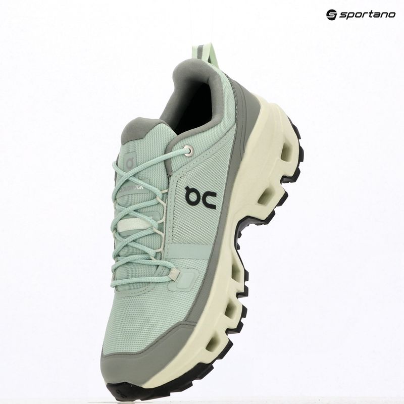 Buty turystyczne damskie On Cloudrock Low Waterproof mineral/aloe 9