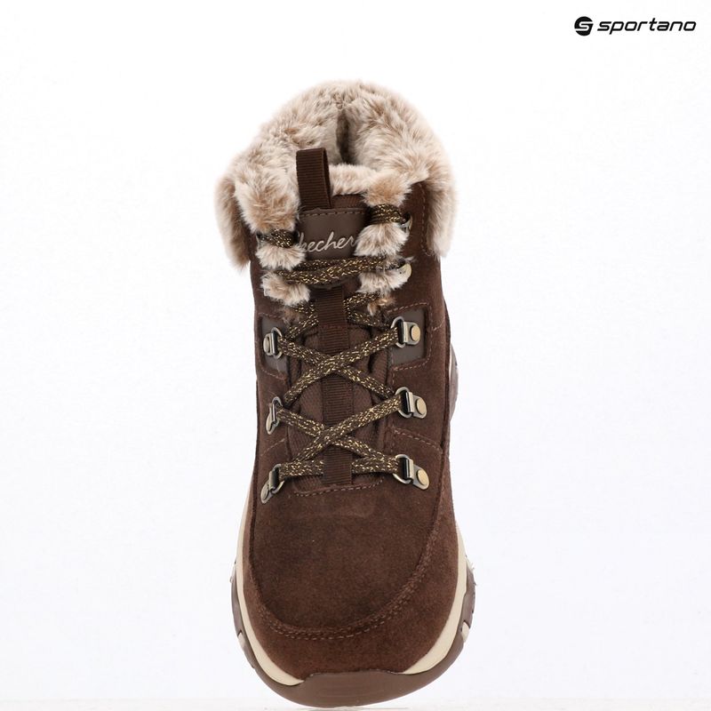 Buty damskie SKECHERS Trego Snow Worries chocolate 15