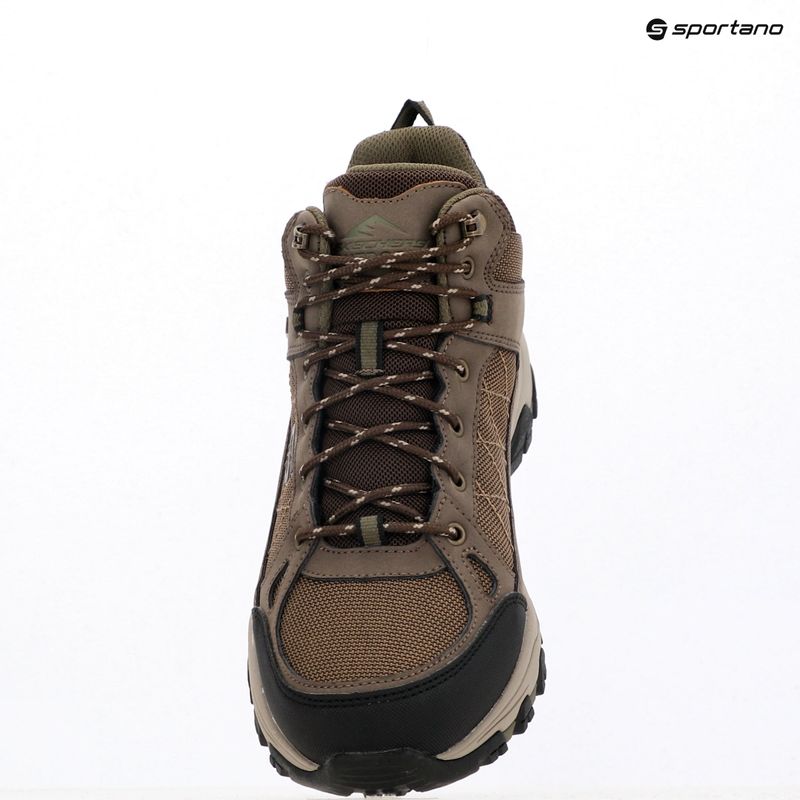 Buty męskie SKECHERS Selmen Melano chocolate 9