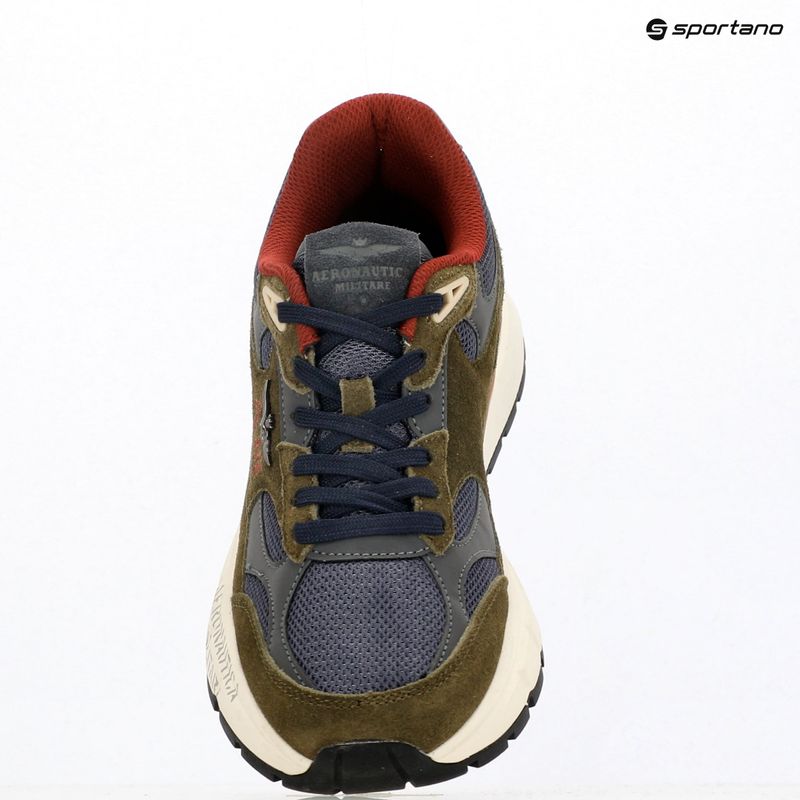 Buty męskie Aeronautica Militare 252SC0318UCT04248 verde militare/blu navy 9
