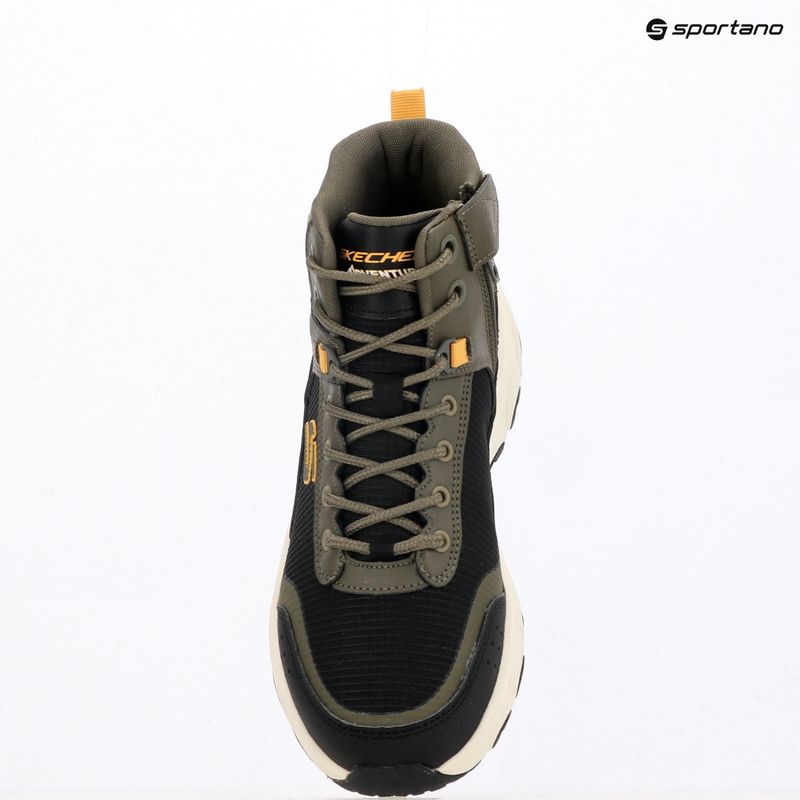 Buty turystyczne męskie SKECHERS Hillcrest 2.0 Woodrock Peak olive/black 9
