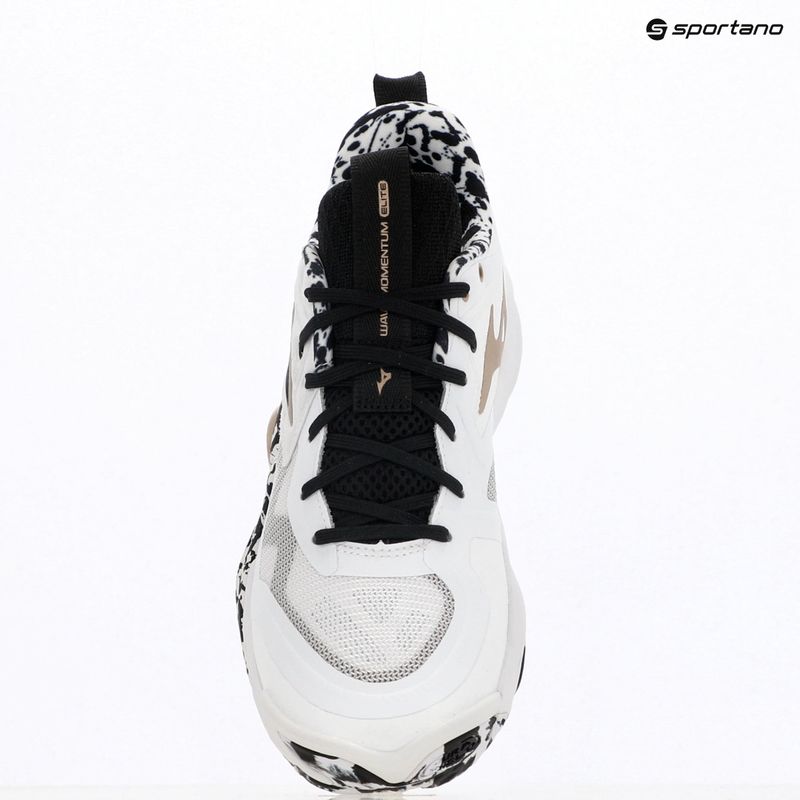 Buty do siatkówki Mizuno Wave Momentum Elite white/black/ge gold 14