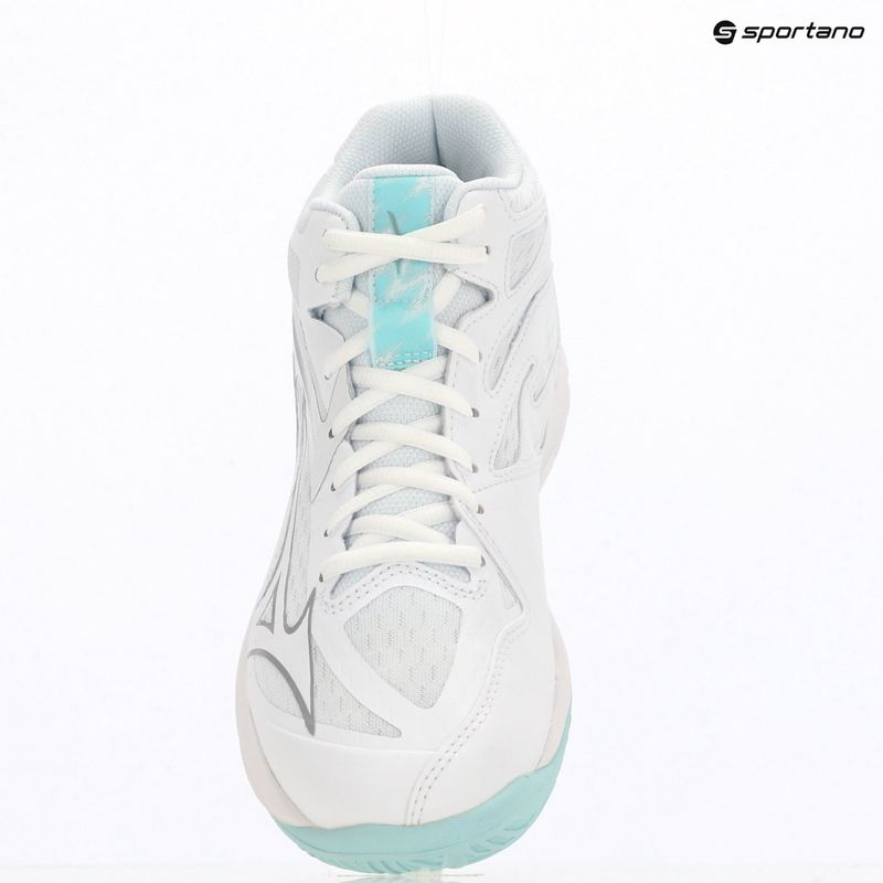 Buty do siatkówki damskie Mizuno Thunder Blade Z Mid white/blue tint 15