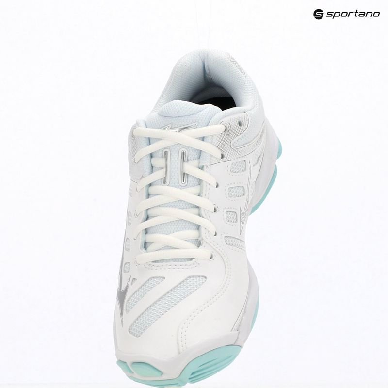 Buty do siatkówki damskie Mizuno Wave Voltage 2 white/blue tint 14
