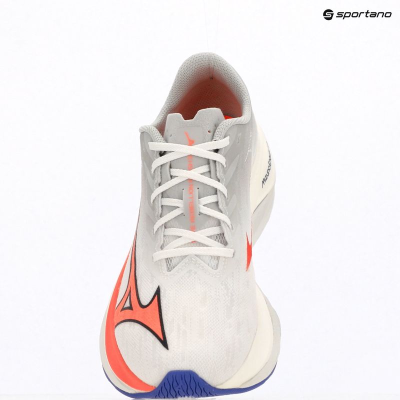 Buty do biegania damskie Mizuno Wave Rebellion Flash 3 white/striking coral/iris bloom 19