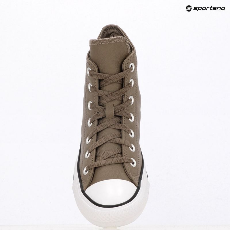 Trampki Converse Chuck Taylor All Star Faux Leather Hi classic taupe/dark matter 9