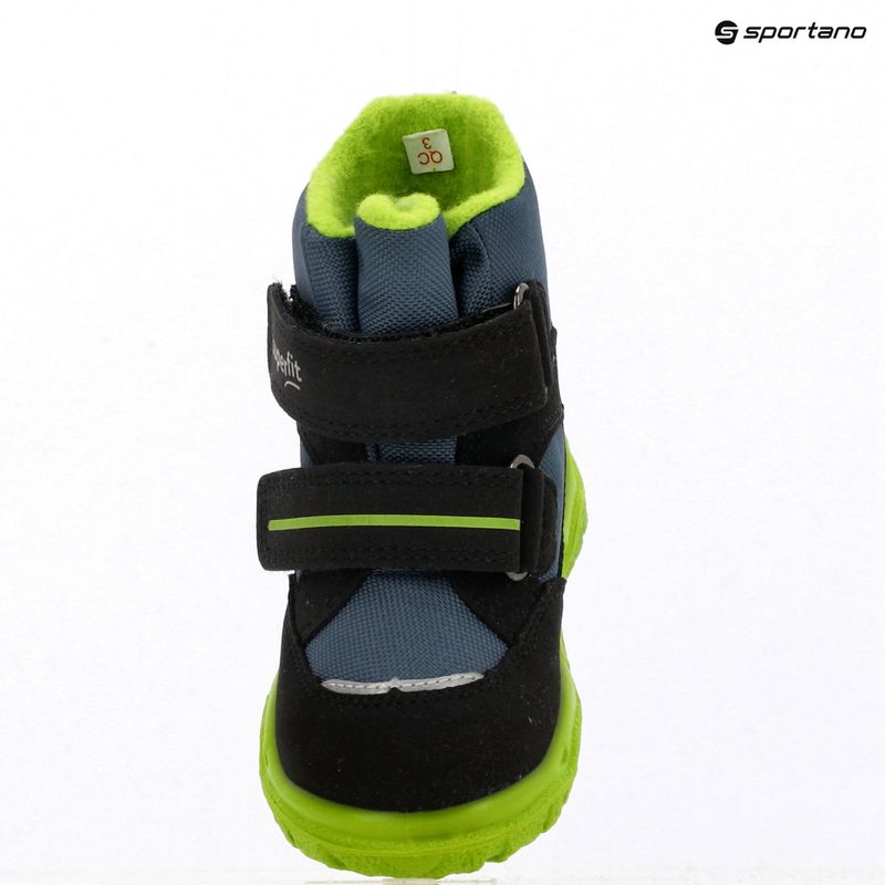 Śniegowce dziecięce Superfit Husky 1 black/light green 9