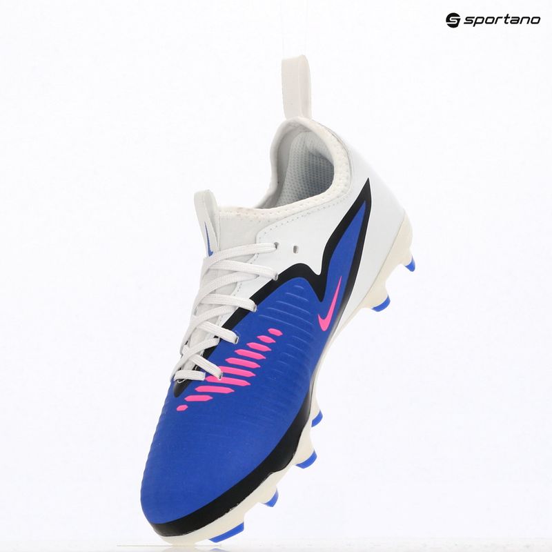 Buty piłkarskie dziecięce Nike Phantom 6 Low Academy FG/MG Jr racer blue/white/pink blast 13