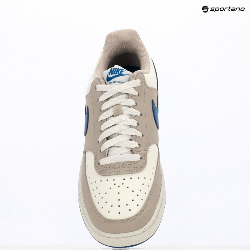 Buty męskie Nike Court Vision Low sail/cream ii/brilliant blue 12