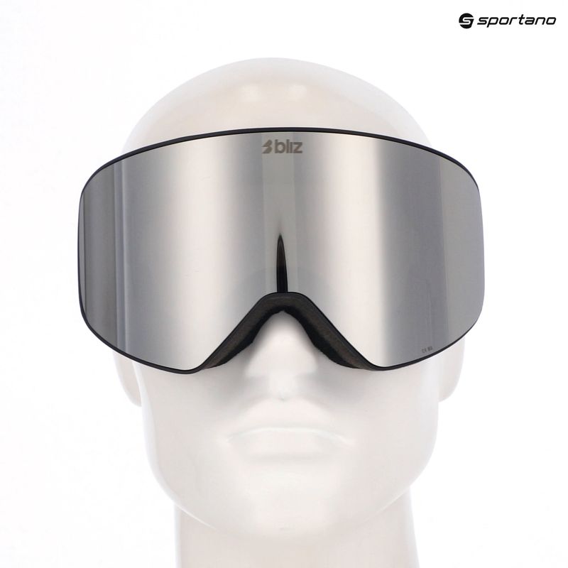 Gogle narciarskie Bliz Flow matte black/smoke/silver mirror 11