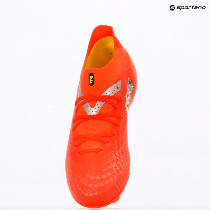 Buty piłkarskie dziecięce PUMA Future 9 Pro FG/AG Jr glowing red/puma white/puma black/puma silver 9