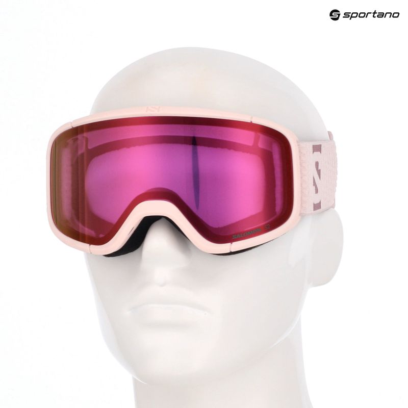 Gogle narciarskie Salomon Aksium 2.0 S heavenly pink/ml ruby 12