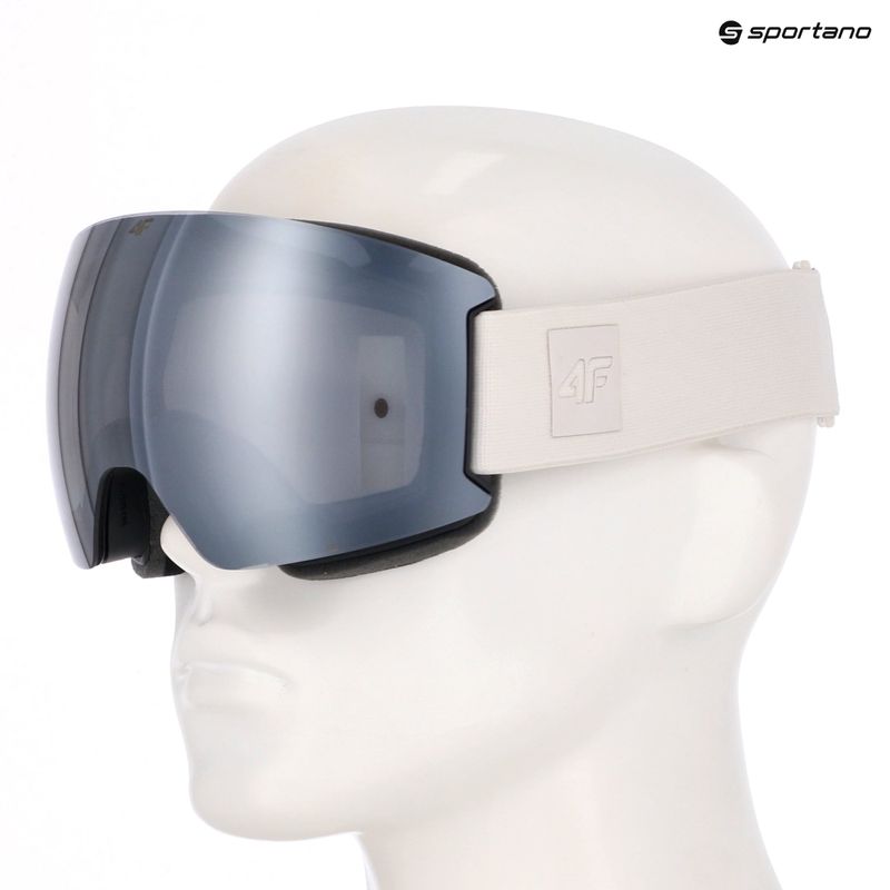 Gogle narciarskie 4F U063 white 7
