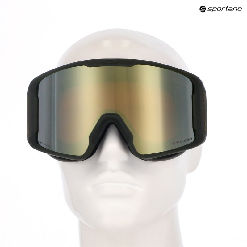 Gogle narciarskie Oakley Line Miner L matte b1b dark brush/prizm sage gold iridium 5