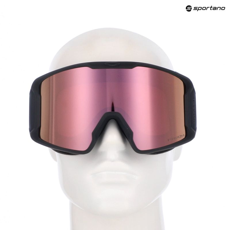 Gogle narciarskie Oakley Line Miner L matte b1b forged iron/prizm rose gold iridium 5