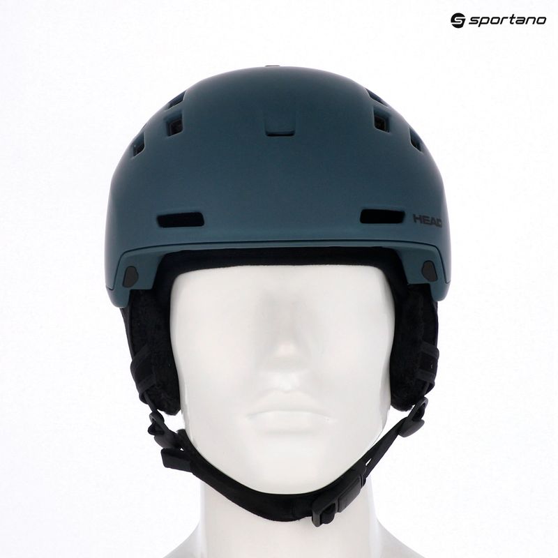 Kask narciarski HEAD Rev nightgreen 12