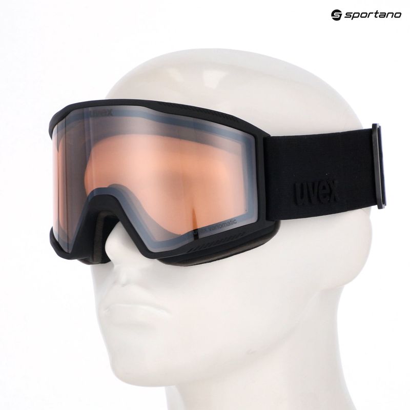 Gogle narciarskie Uvex Blast V black matt/vario silver mirror 10