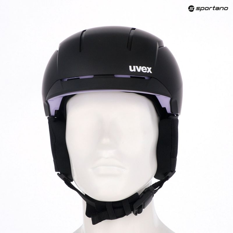 Kask narciarski UVEX Levitate MIPS black/lavender matt 7