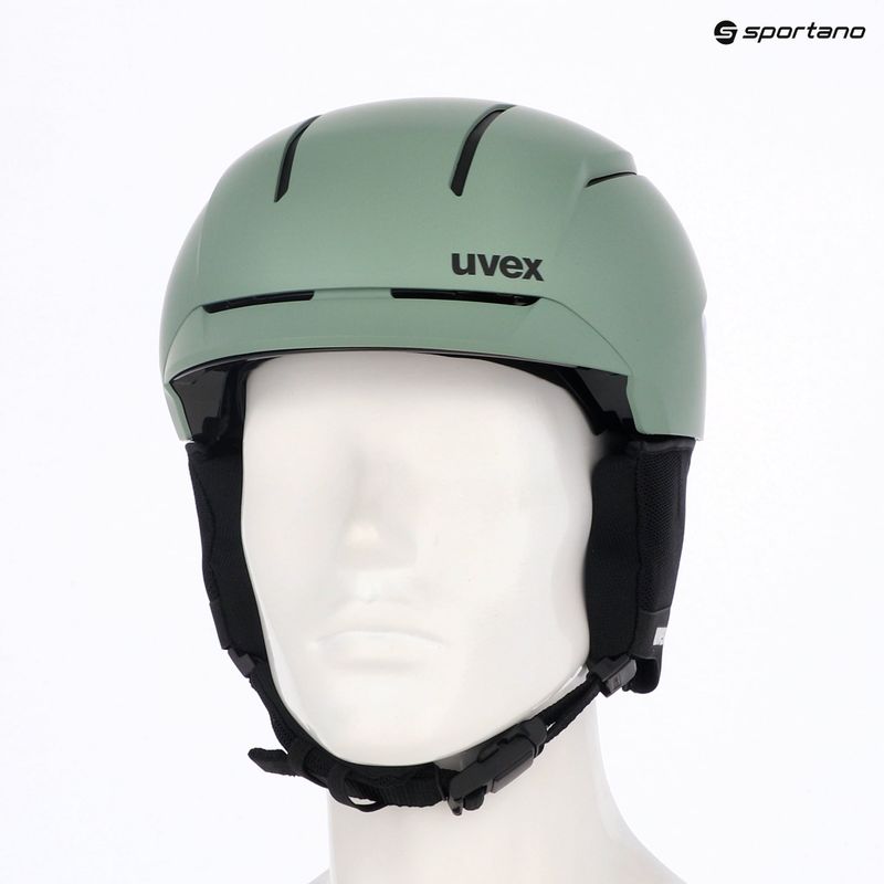 Kask narciarski UVEX Levitate MIPS oxid green/black matt 7