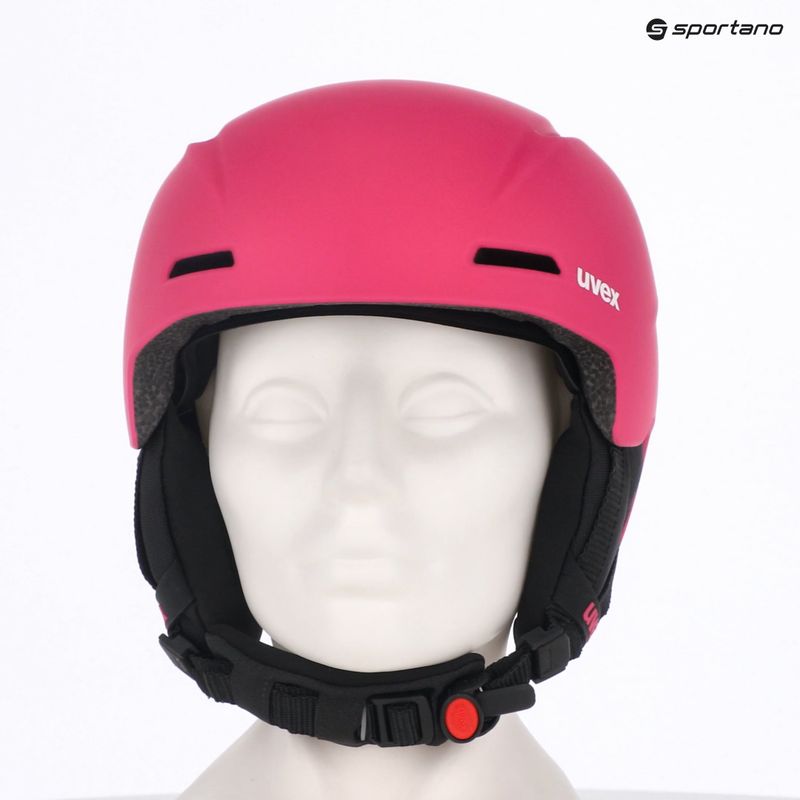 Kask narciarski dziecięcy UVEX Viti Jr pink matt 7