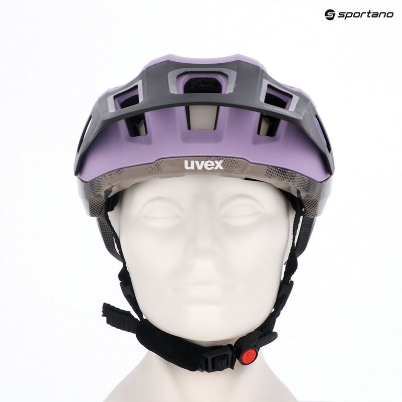 Kask rowerowy UVEX React MIPS lilac/oak matt 6