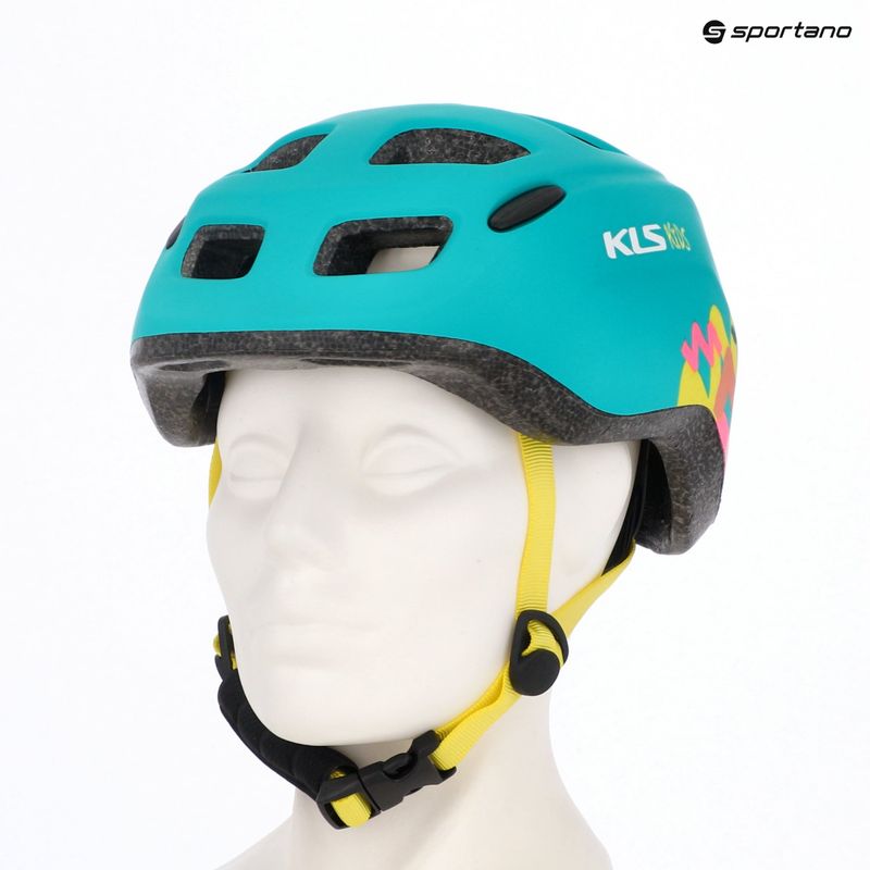 Kask rowerowy dziecięcy Kellys Zigzag 022 turquoise 3